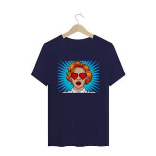 Nome do produto Camiseta Quality com Estampa Olhos de Coração