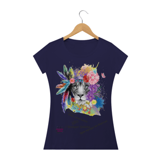 Nome do produtoUma Leoa! Camisa Feminina Baby Long Quality