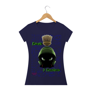 Nome do produtoMarvin O Marciano! Camisa Feminina Baby Long Quality