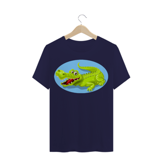 Nome do produto Camiseta Masculina Quality Estampa Jacaré Sorrindo