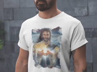 Nome do produtoCamiseta Jesus a Luz do Mundo - (unissex)
