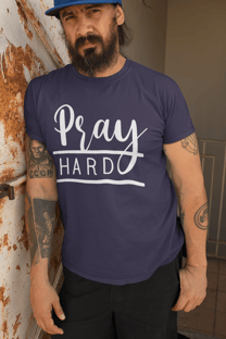 Nome do produtoCamiseta Masculina Cristã Pray Hard