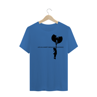 Nome do produtoCamiseta de Malha ESTONADA Pré-Lavada Wu Tang Clan Life as a shorty
