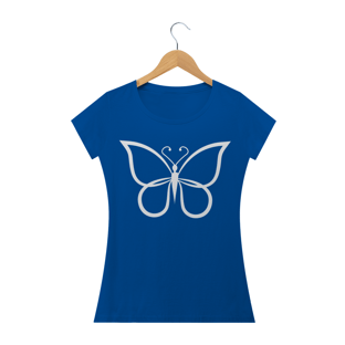 Nome do produtoCamisa Feminina Preta Borboleta +Cores