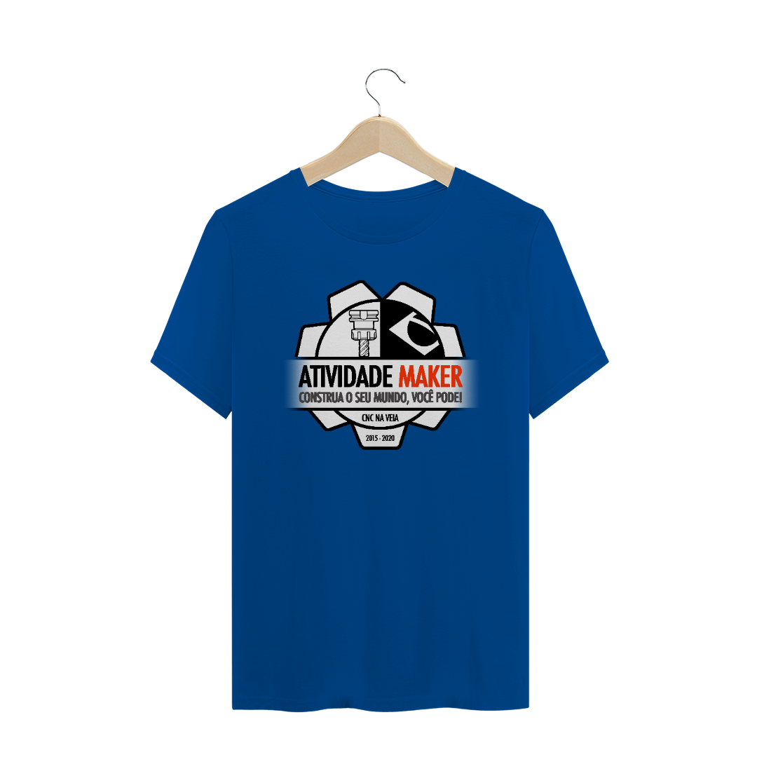 Nome do produto: Camiseta CNC na Veia - Azul