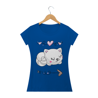 Nome do produtoCamiseta feminina Cat Cute