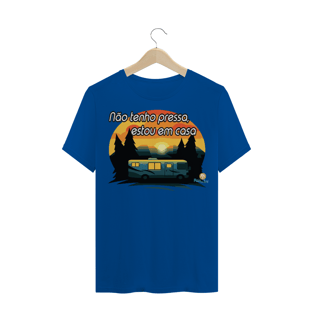 Nome do produtoCAMISETA TRADICIONAL - NÃO TENHO PRESSA ESTOU EM CASA
