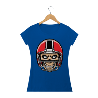 Nome do produto Camiseta Feminina Caveira Jogador