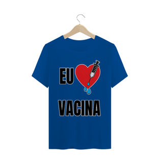 Nome do produtoCamiseta Eu Amo Vacina (diversos)