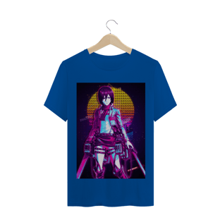 Nome do produtoCamiseta - Mikasa Neon Retrô