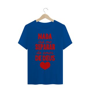 Nome do produtoCAMISETA Frase Bíblica - Rm 8:39 // cristã