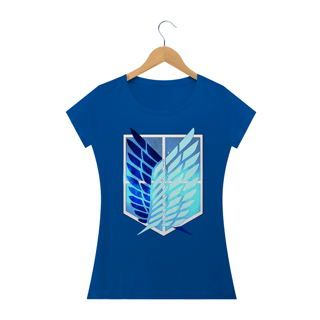Nome do produto Camisa feminina Attack on Titan - PROMOÇÃO DE INAUGURAÇÃO DE 59,90 POR APENAS 45,69