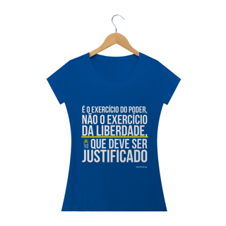 Nome do produto Camiseta Frase David Boaz Feminina