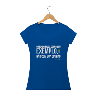 Nome do produto Camiseta Frase Paulo Coelho Feminina