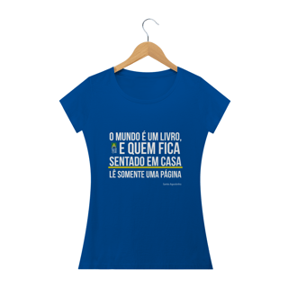 Nome do produto Camiseta Frase Santo Agostinho Feminina