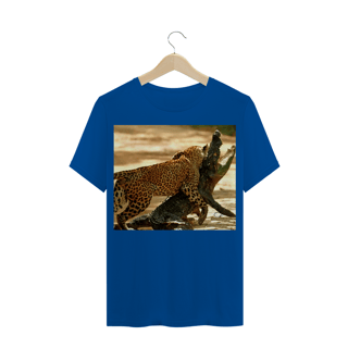 Nome do produto LEOPARDO INDIANO ATACANDO CROCODILO MUGGER