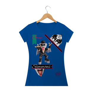 Nome do produtoGene Simmons! Camisa Feminina Baby Long Quality