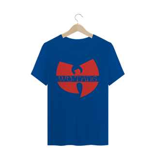 Nome do produtoCamiseta de Malha Quality Wu Tang Clan Logo Texto Tradicional Vermelho