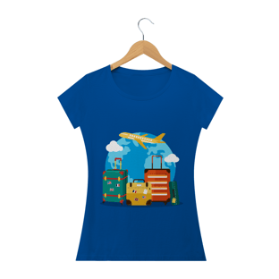 Nome do produtoCamiseta Baby Long Feminina - Travel Time