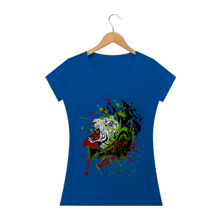 Nome do produtoCamiseta Baby Long Feminina - Do It Tigre