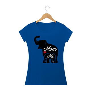 Nome do produto Camiseta Baby Long Quality Estampa Elefante Mom Me