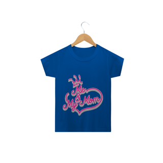 Nome do produto Camiseta Classic Infantil Estampa Coração Frase Me & My Mom
