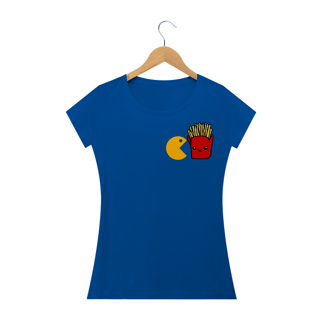 Nome do produto Camiseta Baby Long Quality Estampa PAC-MAN com Fritas