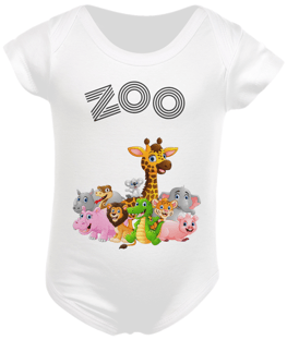 Nome do produtoBody Infantil , tema Zoológico