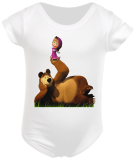 Body Infantil Masha e o urso