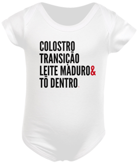 Nome do produto Body Branco Aleitamento Materno