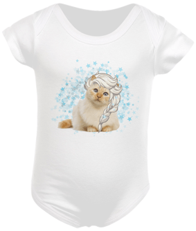 Body Infantil Elsa Gato!