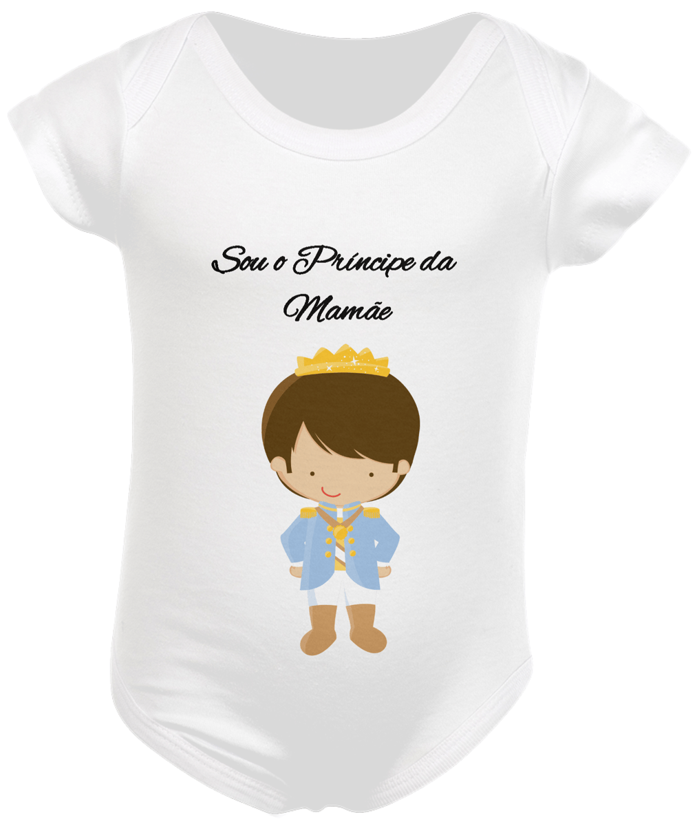 Nome do produto: Body príncipe da mamãe