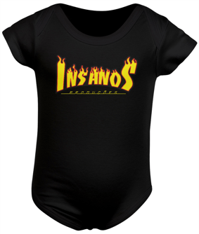 Body Infantil Insanos Produções Preto