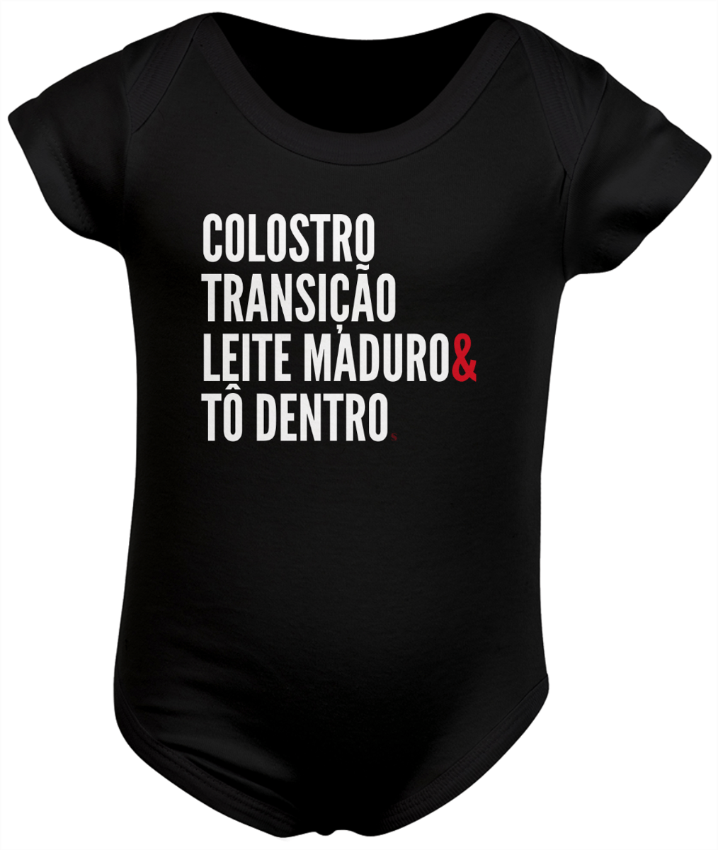 Nome do produto: Body Preto Aleitamento Materno