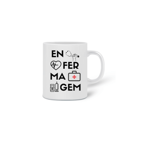 Caneca personalizada enfermagem