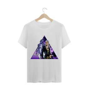 Camiseta Básica ✪ - Leone Abacchio e Moody Blues (JoJo)