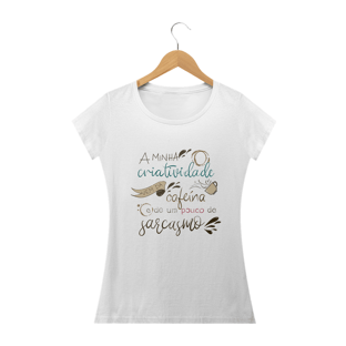 Nome do produtoCamiseta Café e Sarcasmo
