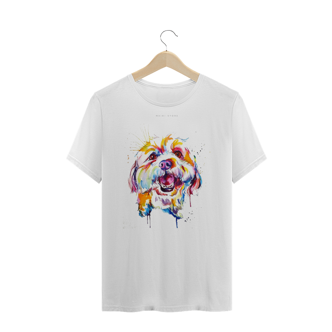 Nome do produto: Multicolored Dog Face Illustration