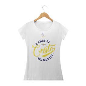 BLUSA O AMOR DE CRISTO ME MOTIVA