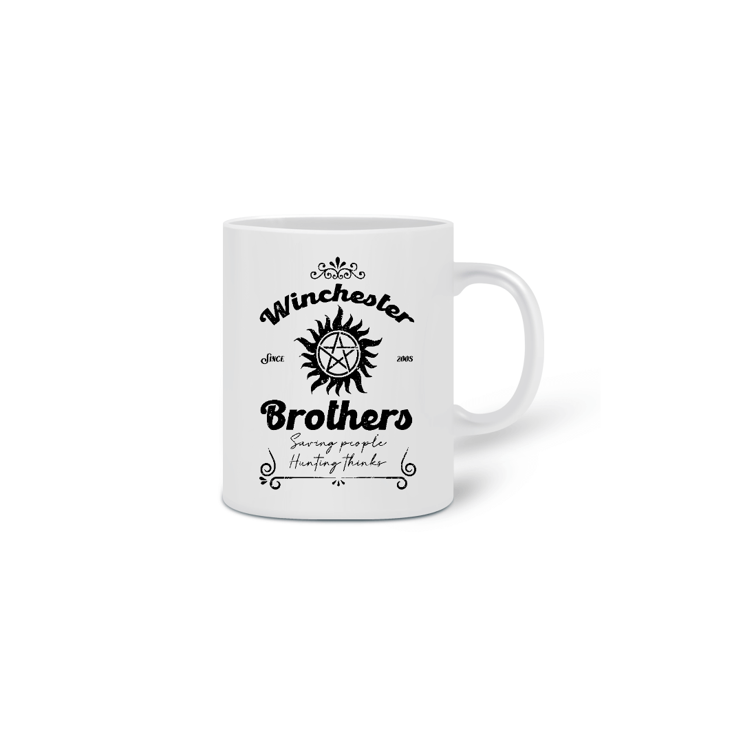 Nome do produto: CANECA WINCHESTER BROTHERS SUPERNATURAL
