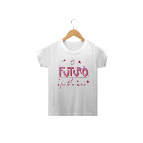 Camiseta infantil - O futuro é feito a mão