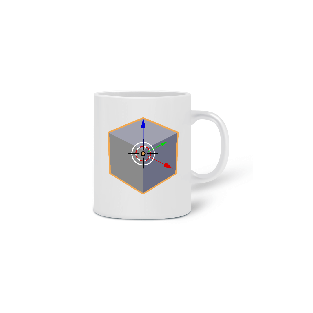 Nome do produto: Caneca Default Cube