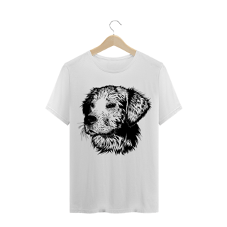 CAMISETA MASC. DOG ESTAMPA PRETA