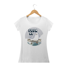 Camiseta Foca no Artesanato - Fem