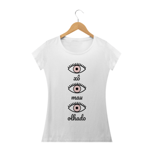 Nome do produtoBaby Look - Xo Mau Olhado - Rosa