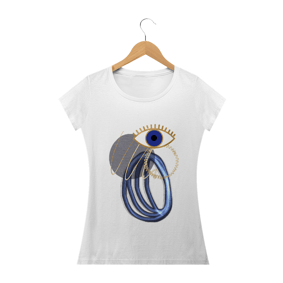 Baby Look - Abstrata Olho Grego