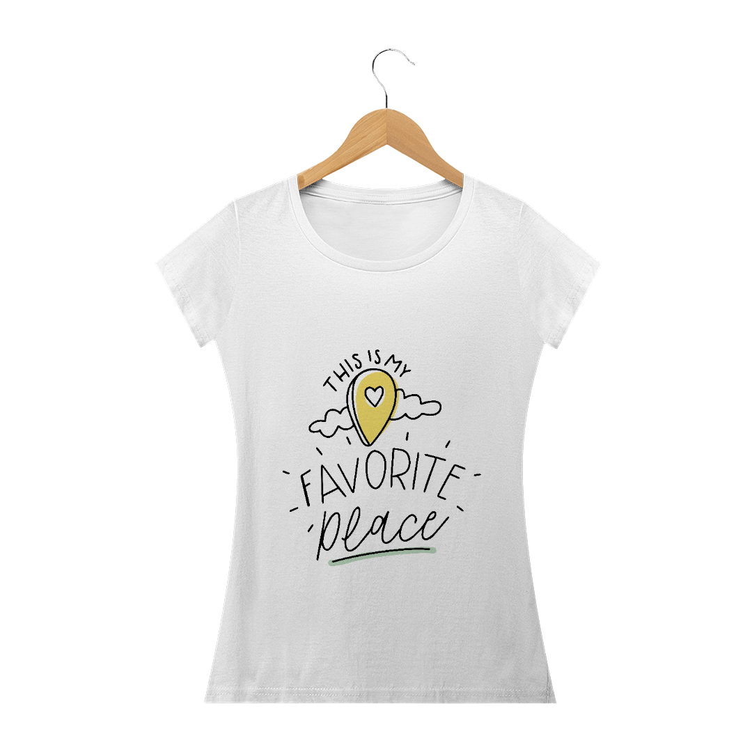 Nome do produto: Baby Look - Lugar Favorito