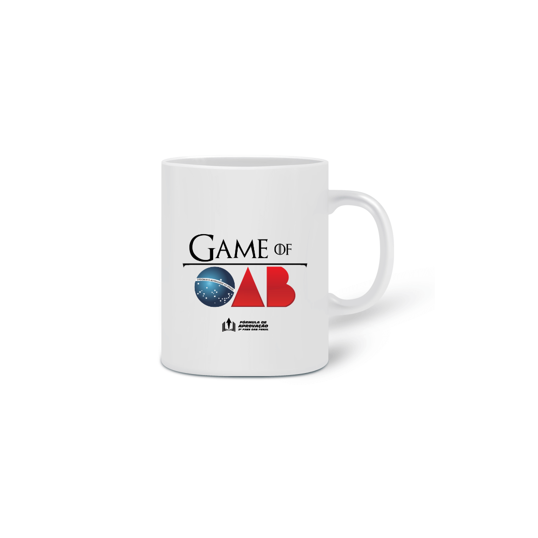 Nome do produto: CANECA GAME OF OAB
