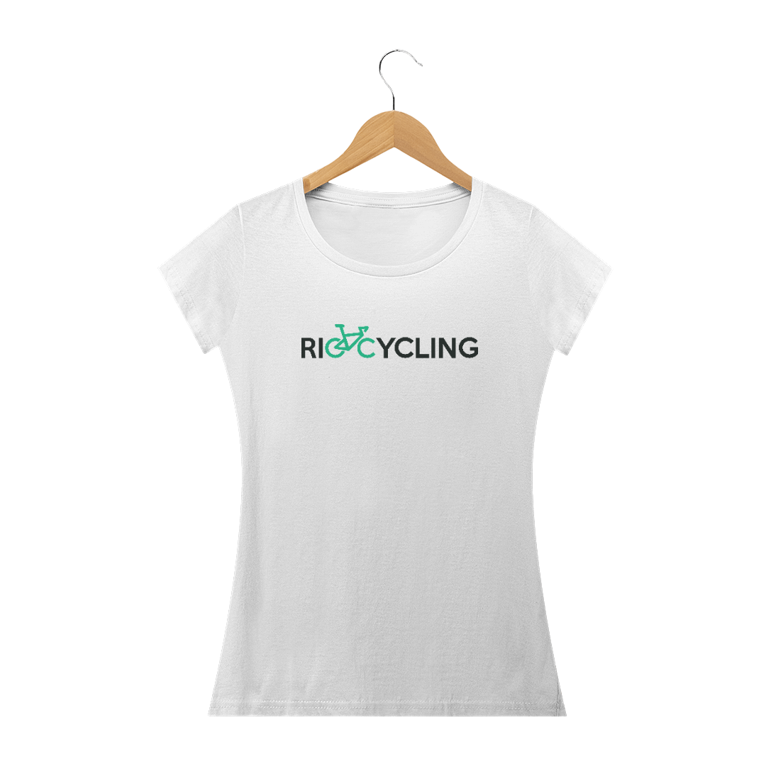 Camiseta Feminina RioCycling Clássica - Branca