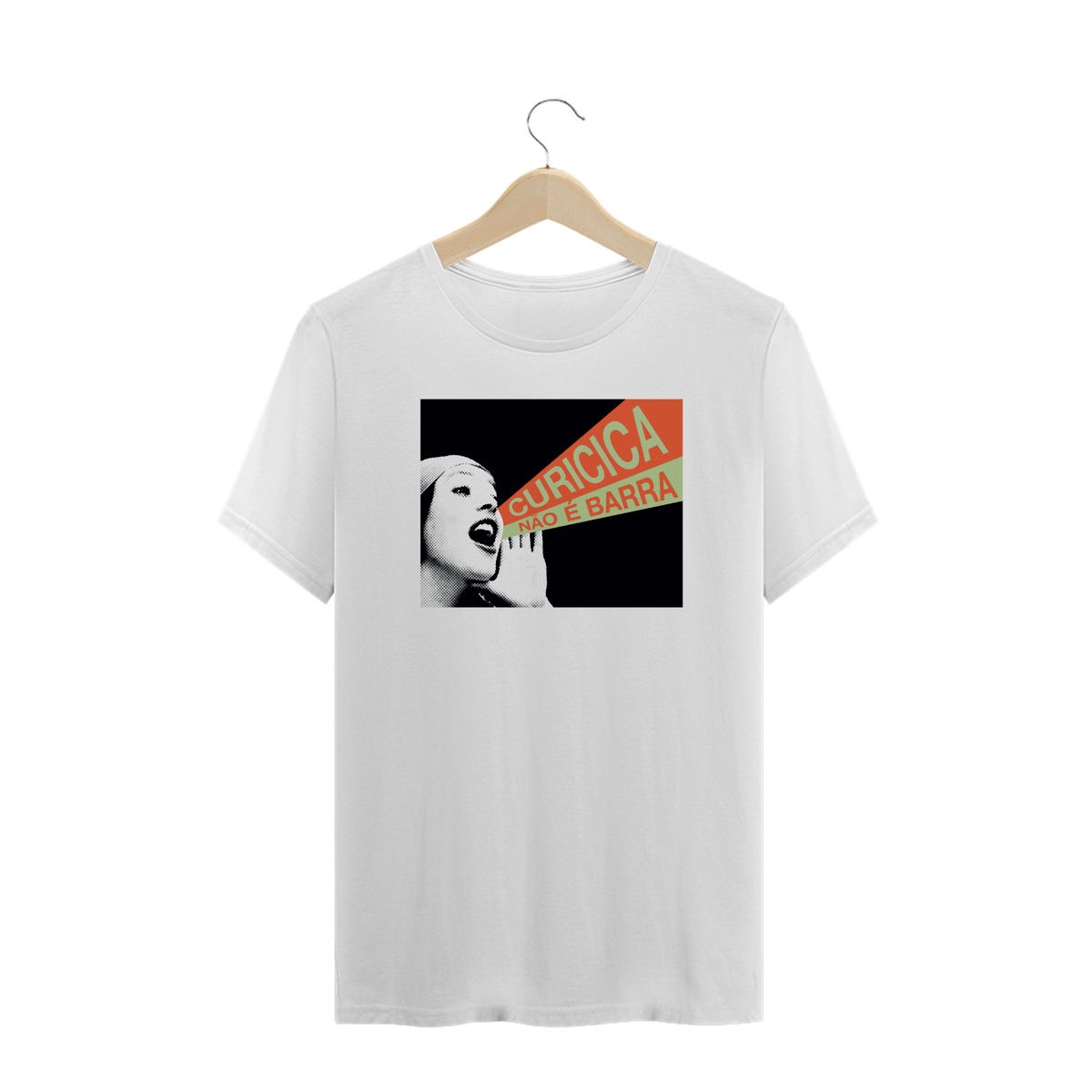 Nome do produto: Curicica não é Barra / T-Shirt Prime Masculina Branca ou Preta